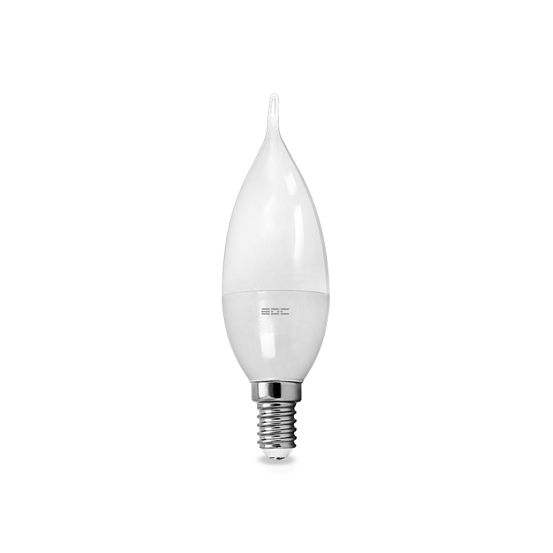 لامپ ال ای دی شمعی اشکی مات 7 وات EDC E14