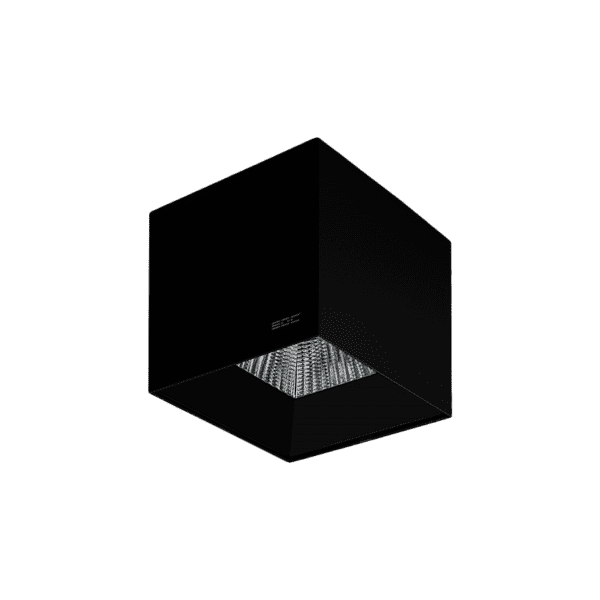 چراغ سقفی روکار Cube بدنه مشکی 32 وات EDC